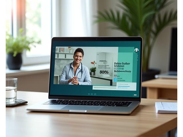 Online webinar screen showing a presentation on biophilic design